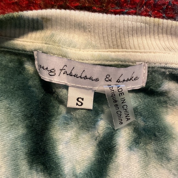 NWOT Young Fabulous And Broke tie dye sweatshirt - Picture 4 of 5